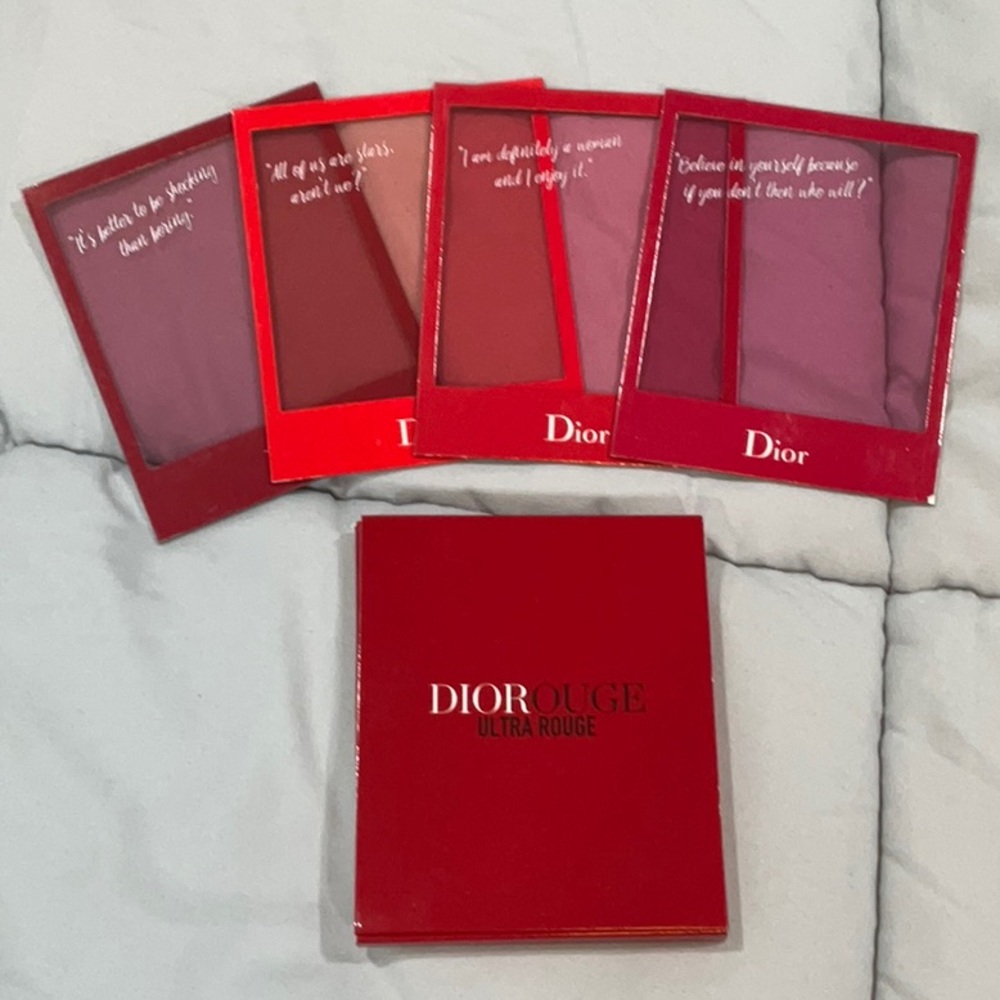 Dior Rouge Ultra Rouge Lipstick Magnetic Polaroid Frames Collection